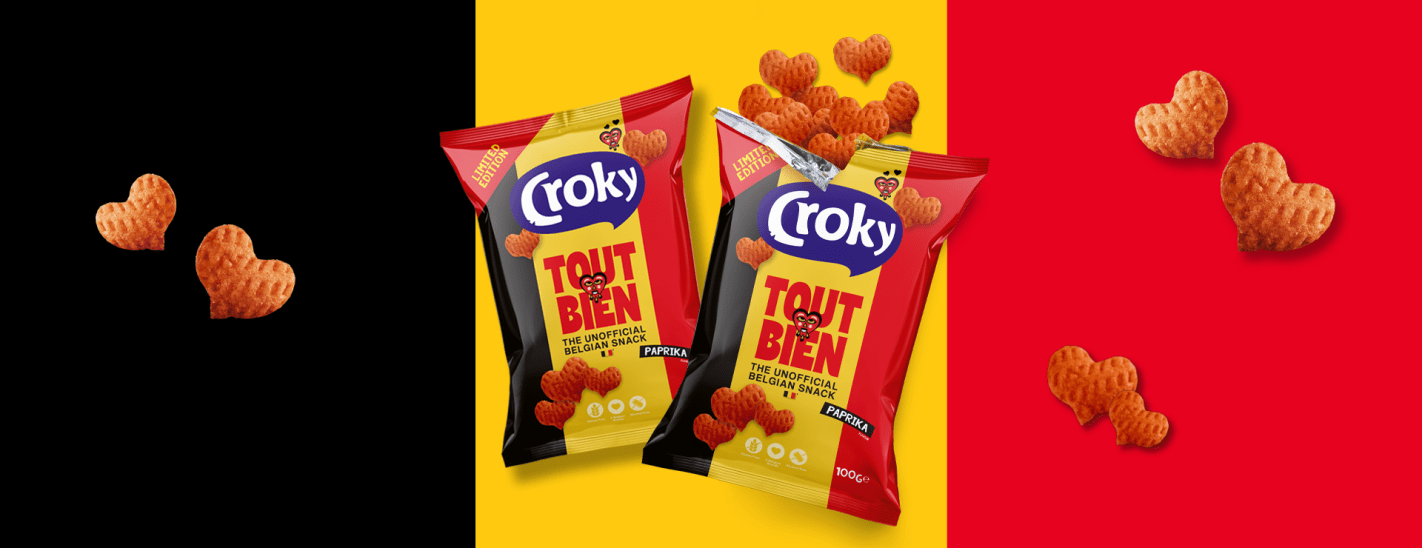 Croky Tout Bien Snack Paprika Bier