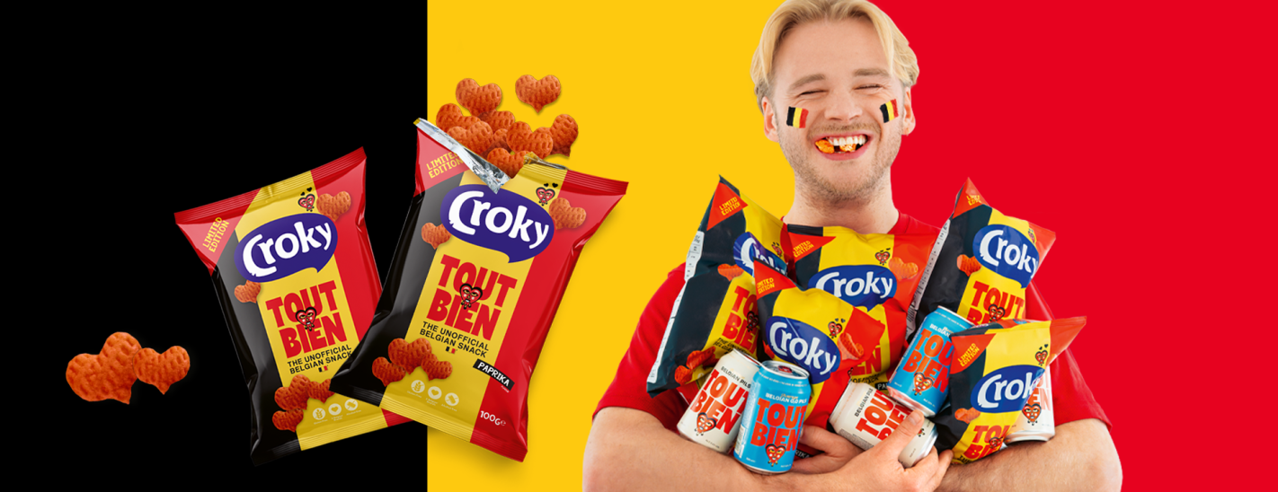 Croky Tout Bien Snacks Coeurs Paprika