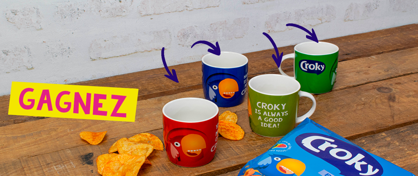 Gagnez des mugs de Croky
