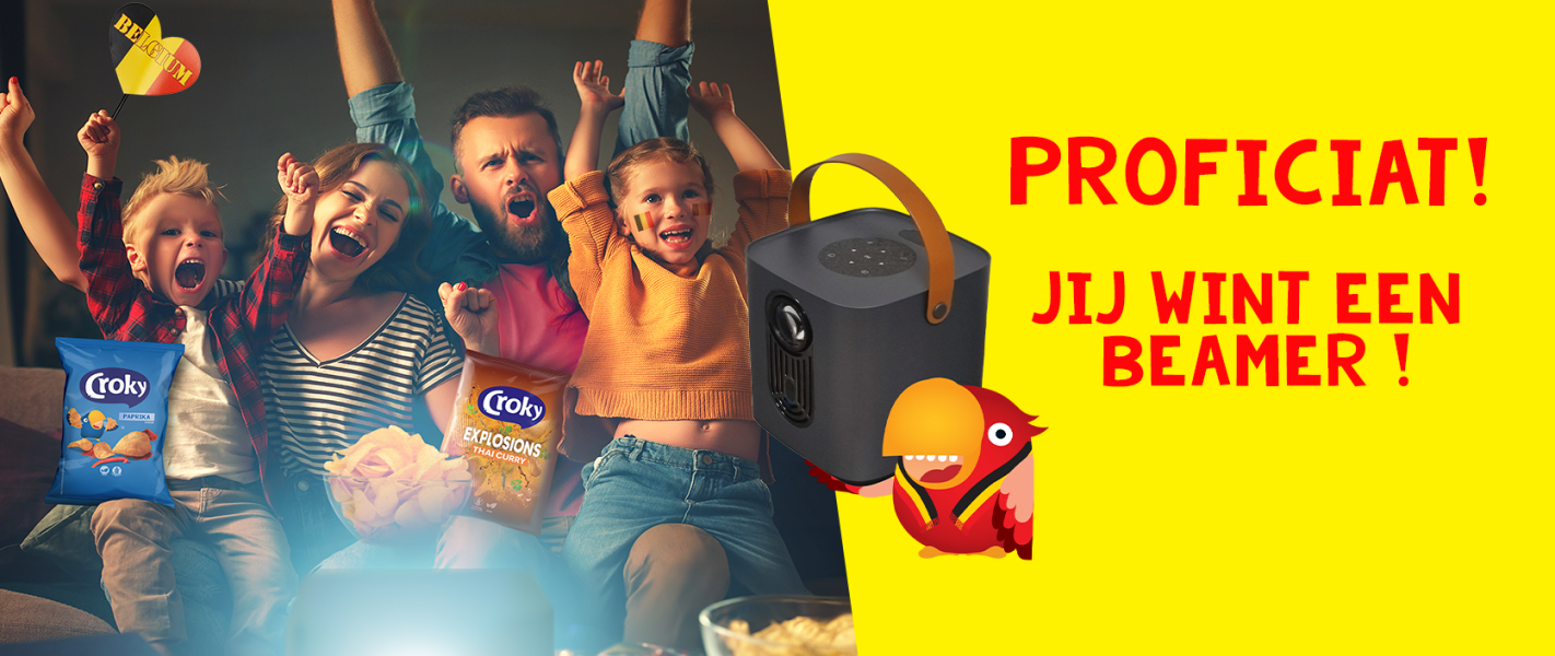 Winnaars EK-actie winnen een beamer
