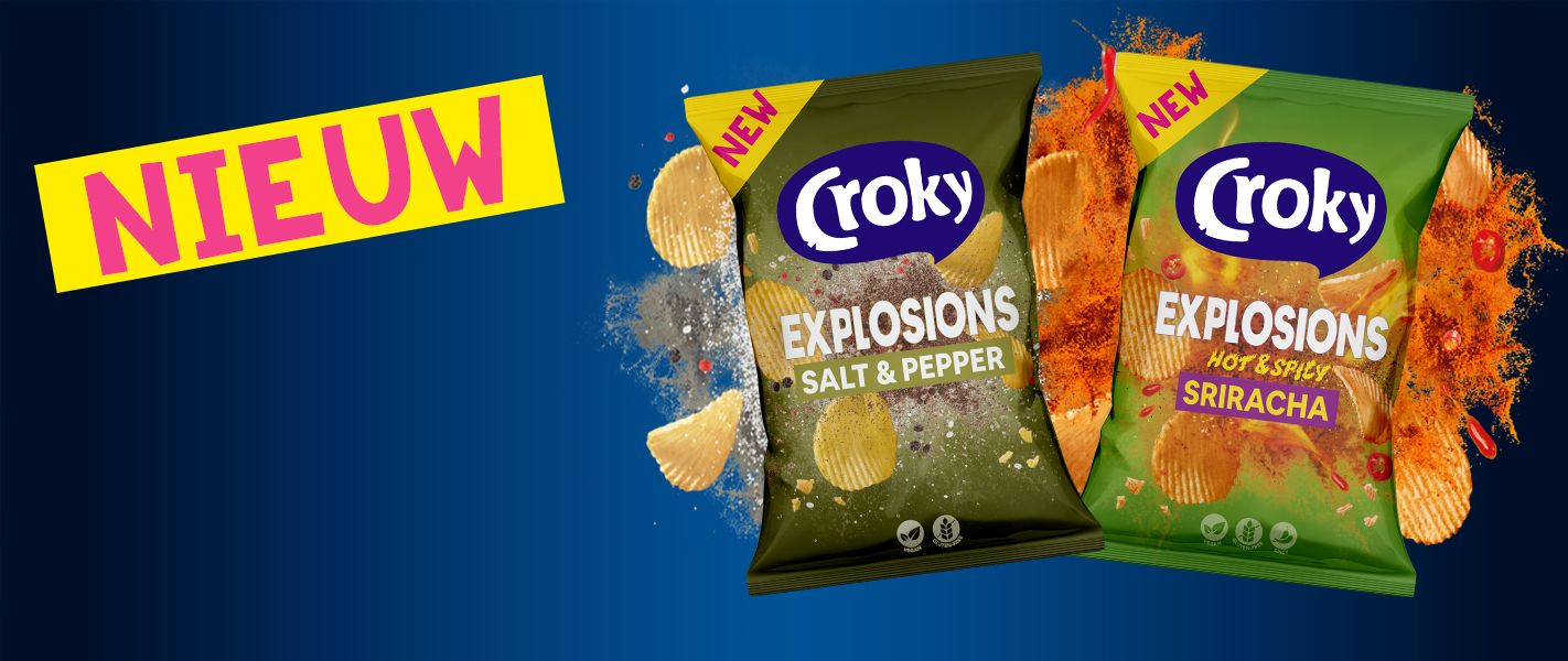 Croky Explosions Hot & Spicy Salt & Pepper