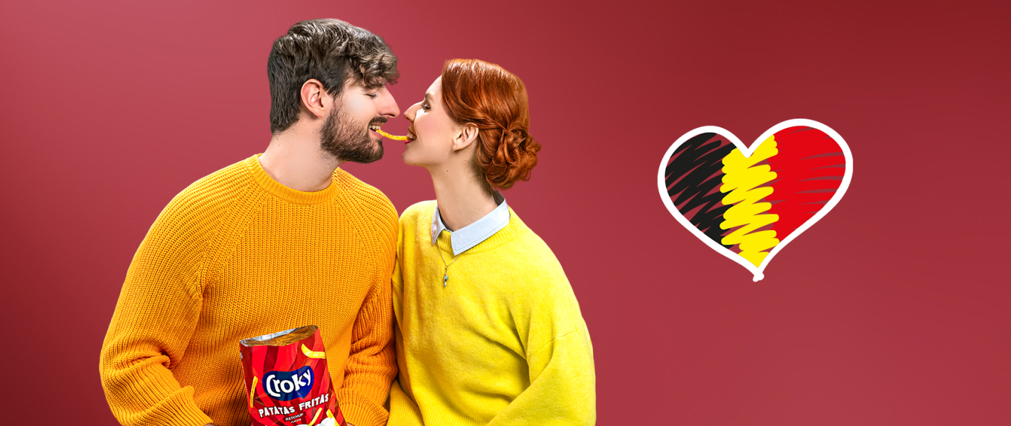 Croky Belgisch Patatas Fritas Koppeltje 