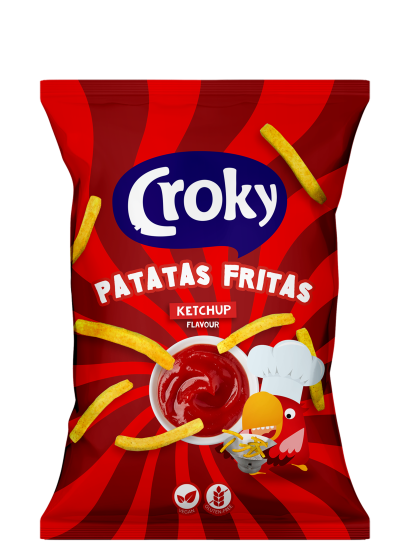 Croky Patatas Fritas Ketchup