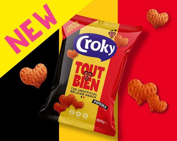 Croky Tout Bien Hearts Paprika Bier 
